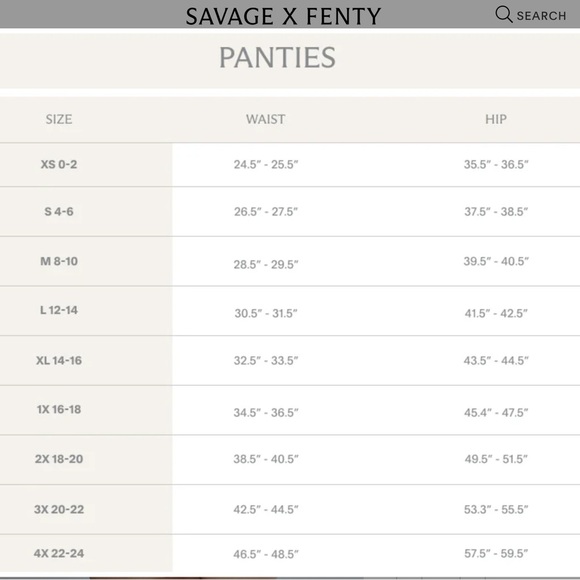 Romantic Brazilian Corded Lace panty, Savage X Fenty, Size 1X - Picture 3 of 4